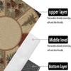 Soyalie Village Cabin Bear Round Area Rug for Dining Room