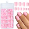 LoveOurHome 240pc Square Press on Nails Short Fake Nails with