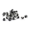 30 Pcs 6Pin White Pushbutton Locking Tactile Switch 5.8mm x