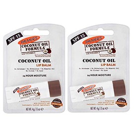 Palmers Coconut Oil Cocoa Butter Formula Lip Balm with SPF15 - Pack of 2