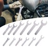 Biqing 12PCS Single END Spanner Set,2mm Super-Thin Open End Wrench