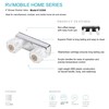 Laguna Brass 3330ABN Mobile Home Two Handle Non-Metallic 4" Shower