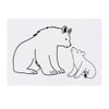 'Bear and Cub' Temporary Tattoo - Water Resistant, Skin-Safe, Non-Toxic