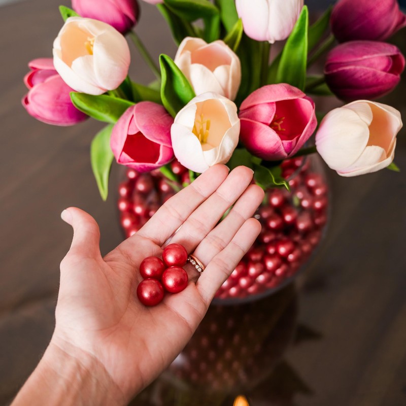 Galashield Marbles for Vases | Glass Marbles Bulk Vase Fillers