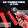 AMPCOM RJ45 Pass-Thru Crimping Tool Network Crimper for Continuity and