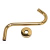 304 Stainless Steel S Shaped Shower Arm Gold Shower Head