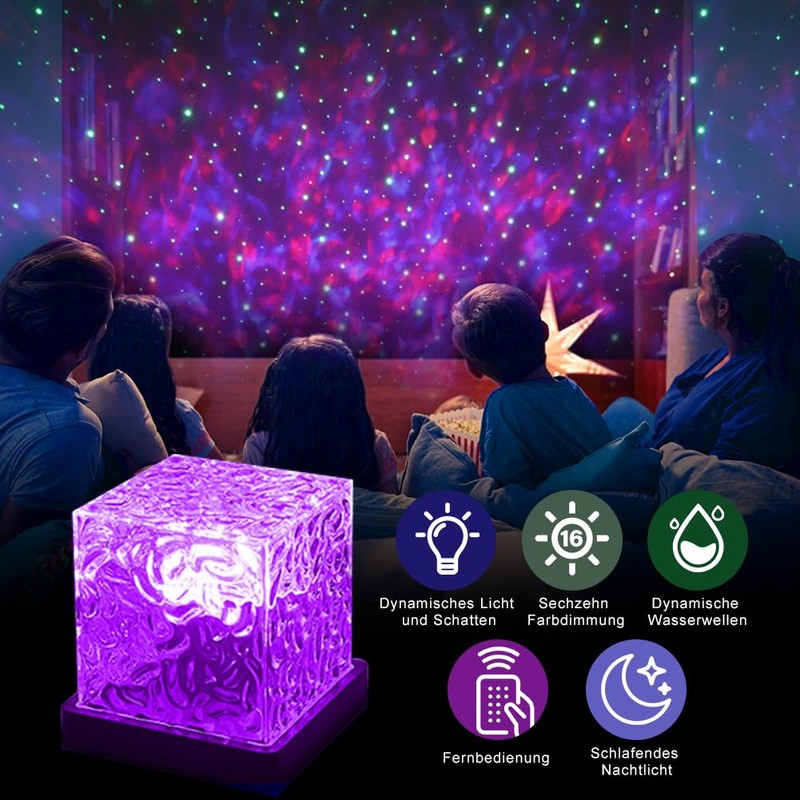 Wave Lamp Table Lamp LED Bedside Lamp Ocean Waves LED