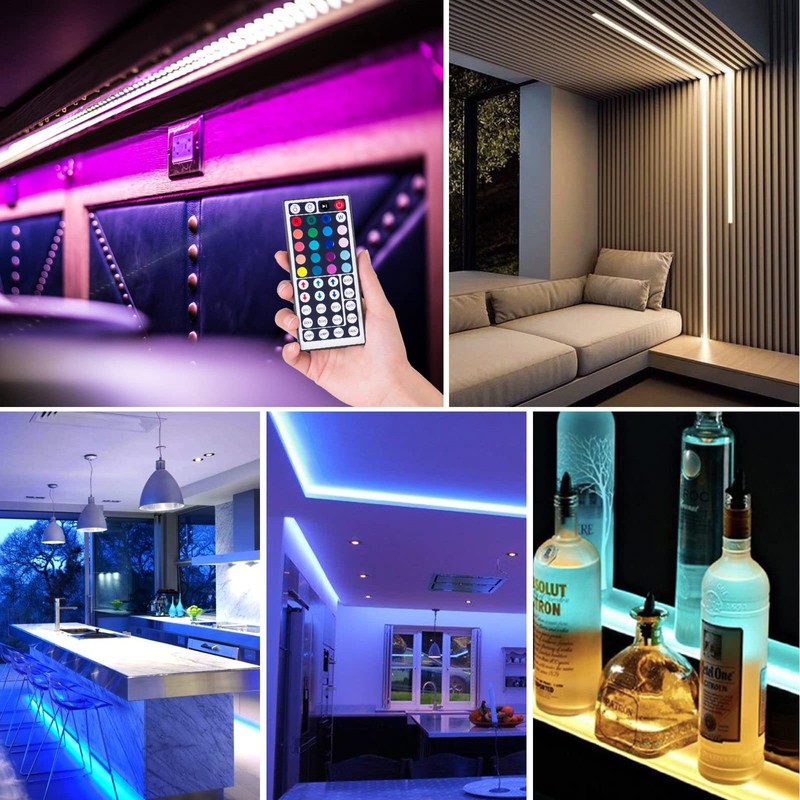 LED Tape Light, RGB Tape, SMD5050, 10m, 300LED, 44 Keys