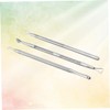Ipetboom 3pcs Dead Skin Fork Dead Skin Cuticle Pusher Nail