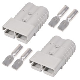 YiEC ZAN 350A 600V Battery Quick Connect Disconnect Connectors with 2/0 AWG Cable Plugs 2pack