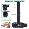J Bryant Non-Slip Weight Lifting Straps with Double D Rings