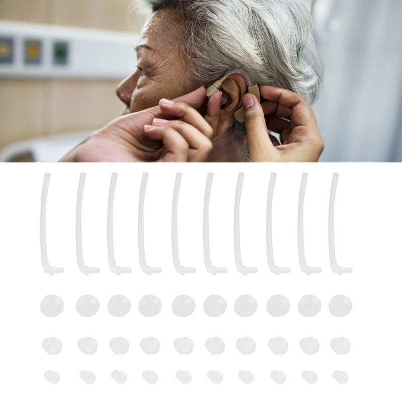 Hearing Aid Earplug Ear Plugs Eartips Domes with Sound Tube
