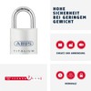 ABUS Titalium padlock 80TI/45 - Cellar lock with lightweight, solid