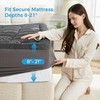 BDEUS 4 Inch Dual Layer Queen Size Cooling Mattress Topper