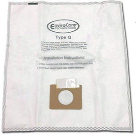 Envirocare Replacement Allergen Filtration Vacuum Cleaner Dust Bags made to fit Kenmore Canister Type C and Q 50555, 50558, 50557 and Panasonic Type C-5 6 pack