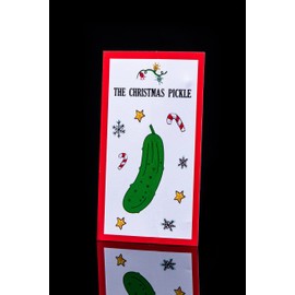 GREEN SPARKLE PICKLE Blown Glass Christmas Glass Christmas Pickle small