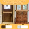 Heavy Duty Door Security Bar Brackets 6Pack, Open Security Bar
