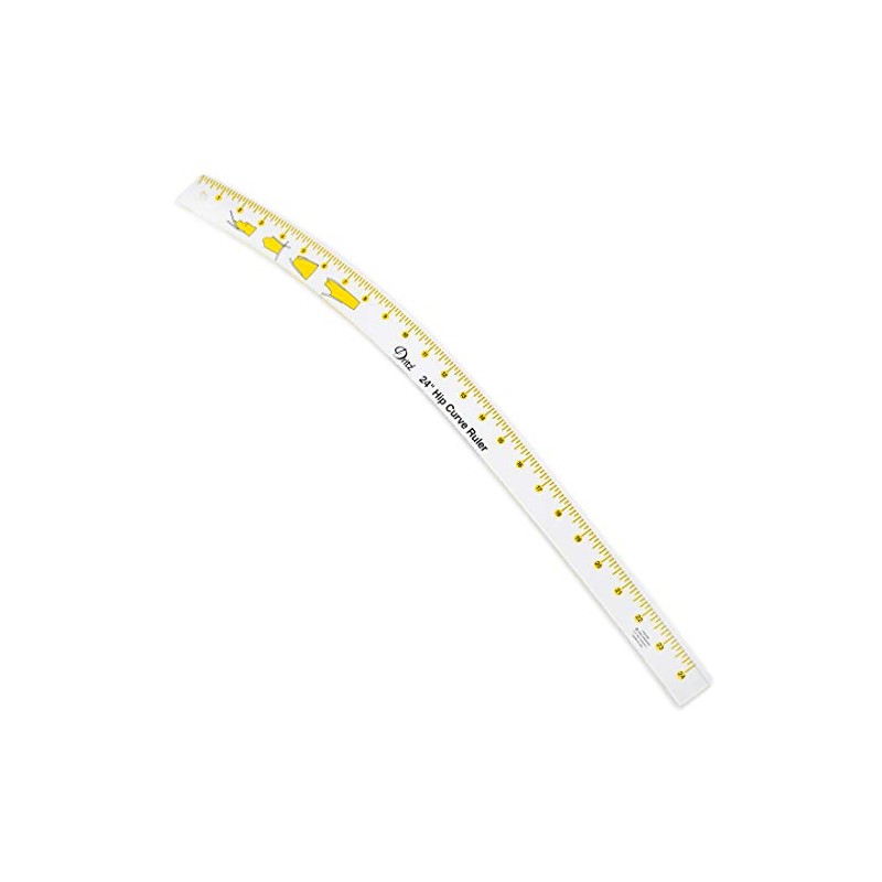 Dritz RULER HIP CURVE 24", Clear