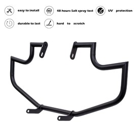 Kinglemc Crash Bar Engine Guard Highway Bar for Suzuki VL1500 Boulevard C90 2005-2009,VL1500 Intruder 1998-2004 (Matte Black)