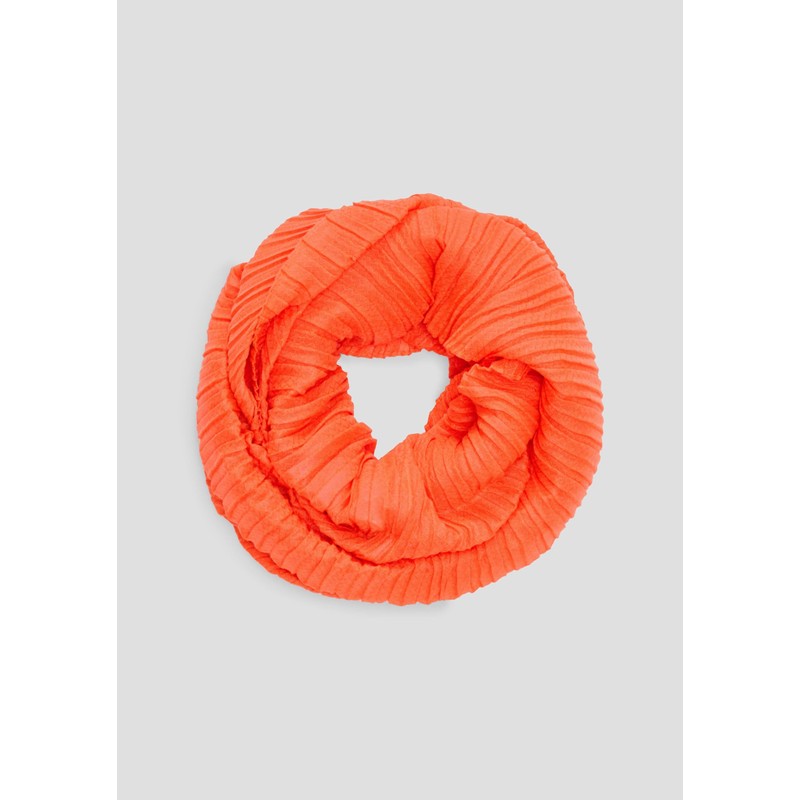 s.Oliver Women's Loop with Pleated Pleats, orange