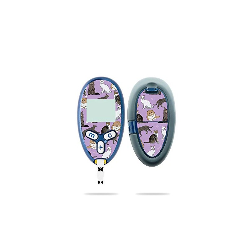 MightySkins Skin Compatible with Abbott Freestyle Lite - Cat Chaos