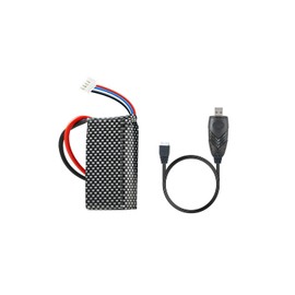 TOPCHOIC Li-Po Battery Upgrade for R46 RC Boat with Charging Cable