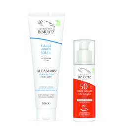 Alga Maris Sun Protection Set | Sun Cream for Children SPF50 100 ml and Alga Maris After Sun Fluid | for Baby and Children's Skin | Organic Certified Natural Cosmetics with Instant Protection and
