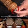Manual Salt Pepper Grinders Wooden Salt Pepper Mill Shakers for