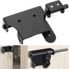 Litensh Sliding Gate Bolt with Padlock Hole, Fence Gate Latch