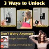 Fingerprint Padlock, Pothunder Smart Padlock, Locker Lock, Fingerprint Lock with