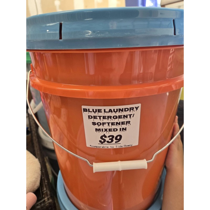 Laundry Detergent/ Mixed With Softner 5 gallon bucket
