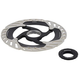Shimano Disc RT-CL900 Disc Rotor 6.3 inches (160 mm) Attached/Outer Serration Lock Ring, Silver
