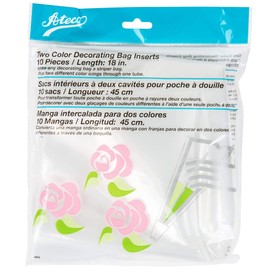Ateco Two-Color Decorating Bag Inserts 18" 10 Count