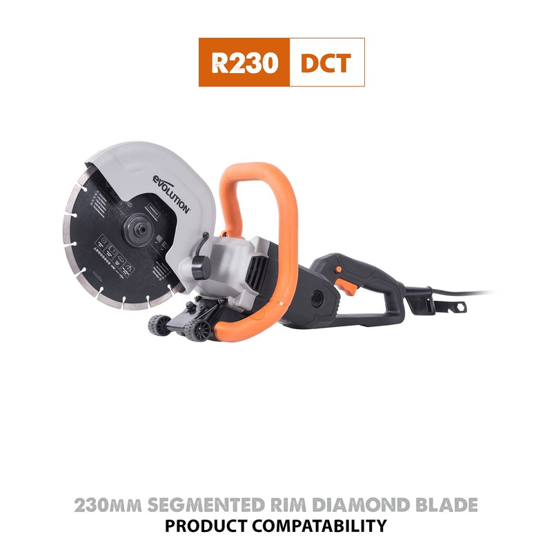 Evolution Power Tools D230SEG-CS 230 mm Diamond Blade For Disc