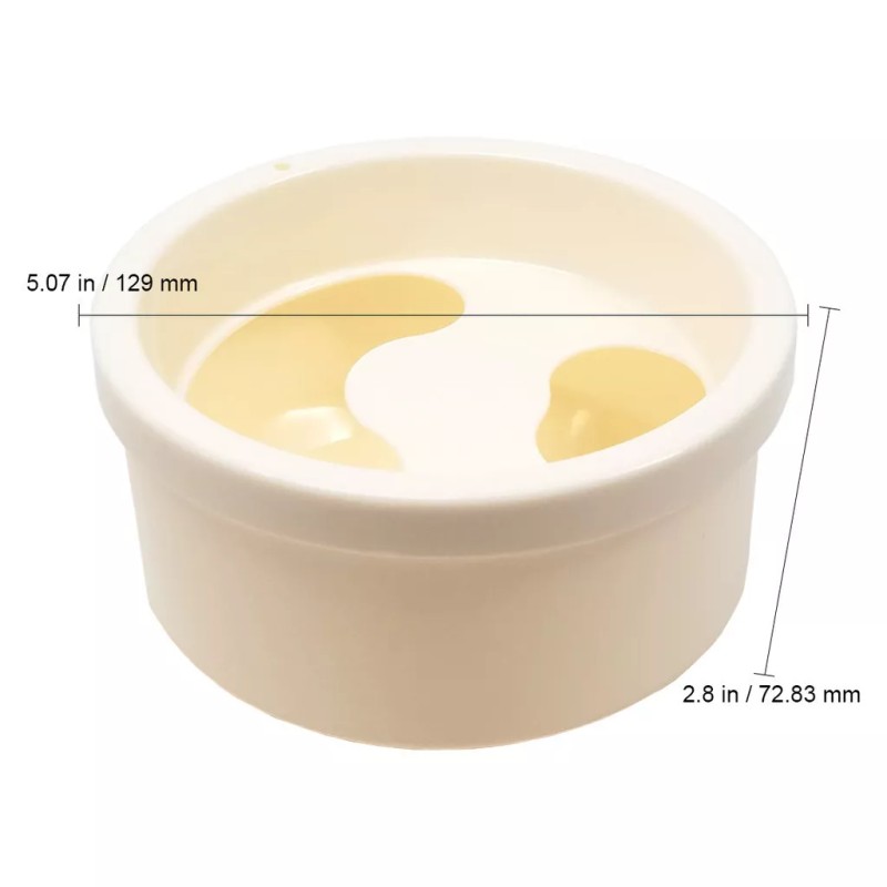 Beauticom Acetone Resistant Round Style Manicure Bowl with Removable Lid