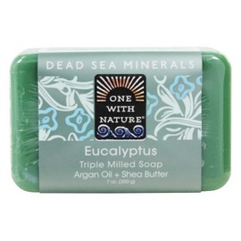 One With Nature Eucalyptus Dead Sea Mineral Soap, 7 Ounce Bar