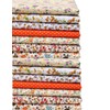 MSCFTFB 14 Pieces Assorted 7 Designs Cotton Square Fabric Bundles