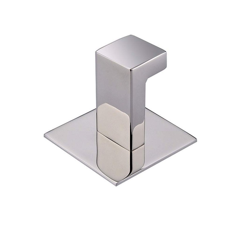 Melairy Self Adhesive 304 Stainless Steel Bathroom Square Towel Hook