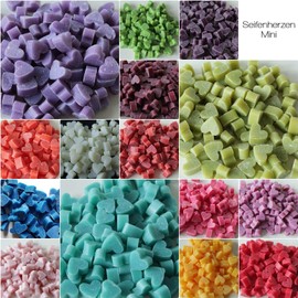 Florex Schafmilchseife Mini Mini Heart Pack of 100 Apples in Organza Bag Soap Guest Gift