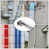 2 Sets 4 Inch Adjustable Pipe Bracket Heavy Duty Adjustable