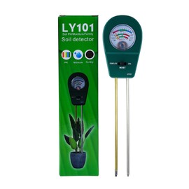 Aliangting 3-in-1 Soil Moisture/Fertility/pH Tester, Green Gardening Tool Kit for Garden, Lawn, Farm, Indoor and Outdoor Use (1pack)