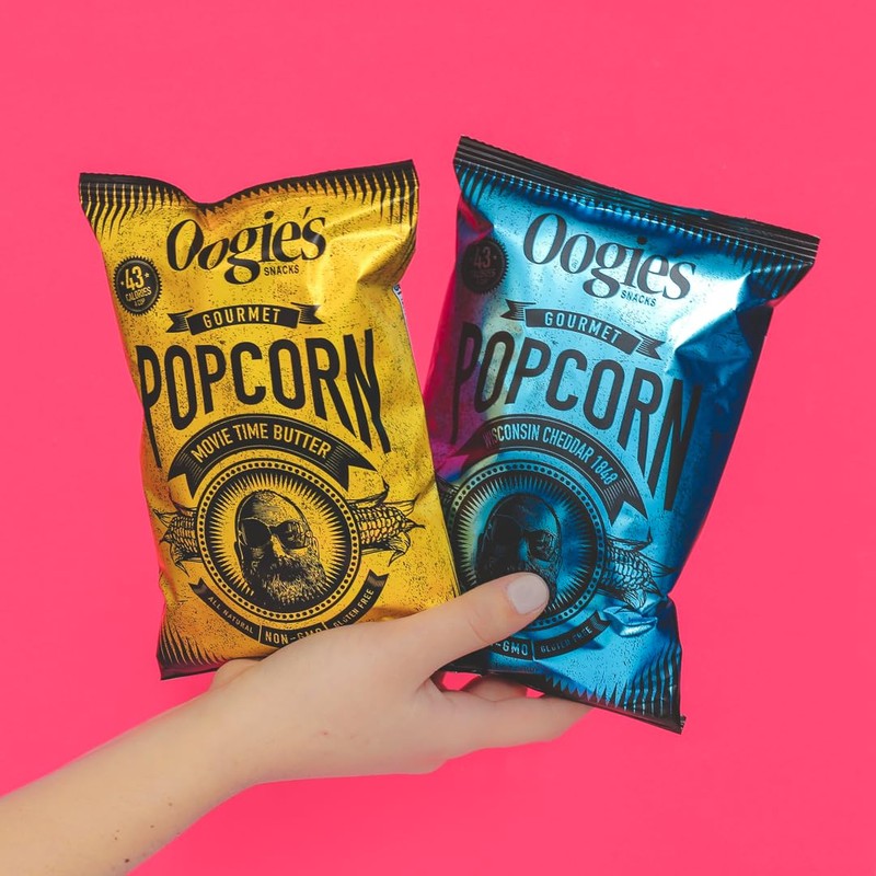 Oogie's Gourmet Popcorn | 20 Pack | Wisconsin Cheddar 1848