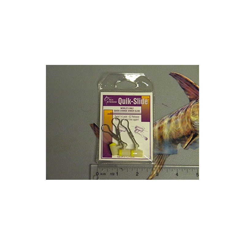 Sea Striker Quik-Slide | Quick Change Sinker Slides with Twist