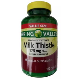 Spring Valley - Milk Thistle 175 mg, 180 Capsules