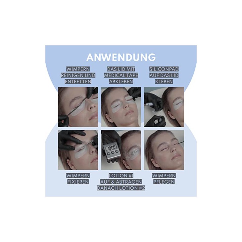 Augenmanufaktur Eyelash Lifting Refillt Kit Bottle - Professional for Long