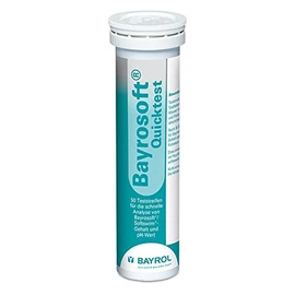 Bayrol Bayrosoft Quicktest - 50 x Pool Teststreifen für pH Wert & Gehalt an flüssigem Aktivsauerstoff (Bayrosoft Light) im Poolwasser Weiss