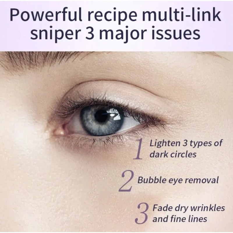 Molianji Crema Contorno Ojos Retinol 20g Antiarrugas e Hidratante Diurno/Nocturno