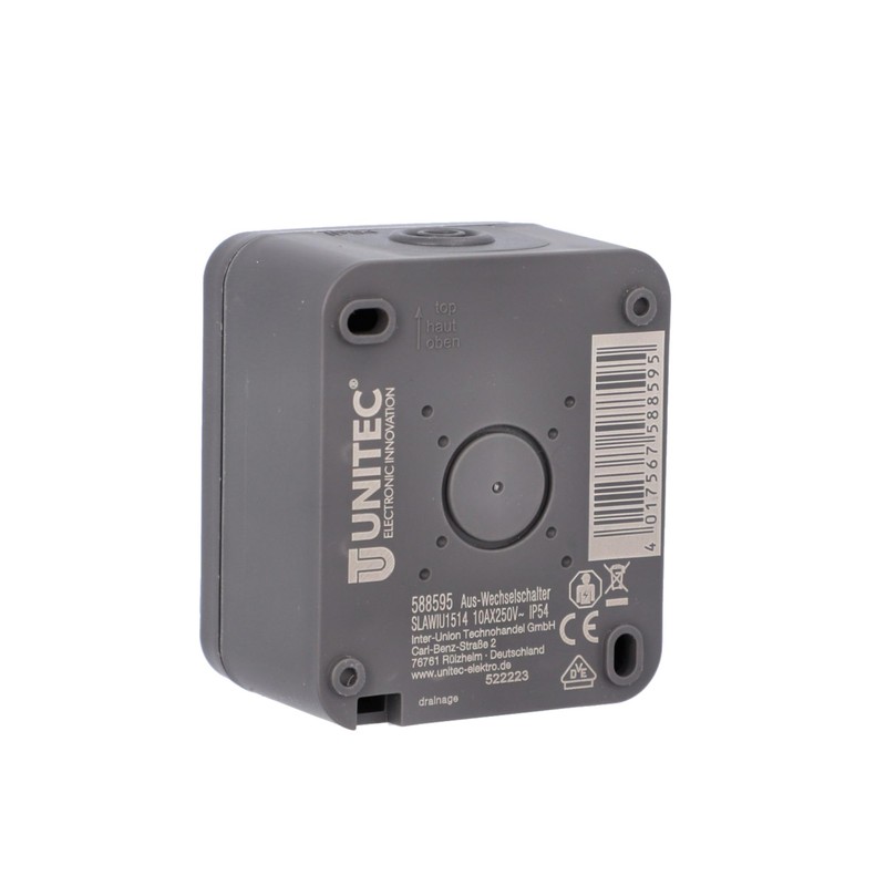 UNITEC AP/FR Aqua IP54 Off / Toggle Switch Suitable for