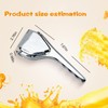 Lemon squeezer stainless steel,Handheld citrus Squeezer with Built-in Strainer,Max lime