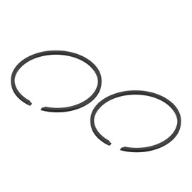 sourcing map Piston Ring Set, 2Pcs 34mm x 1.2mm Standard Size Piston Rings Fit for Chainsaw Replacement Parts